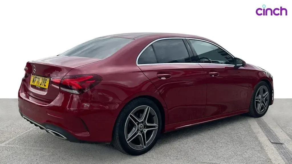 Used Mercedes A220 AMG line 190 HP (139 kW) 2021 Red Sedan
