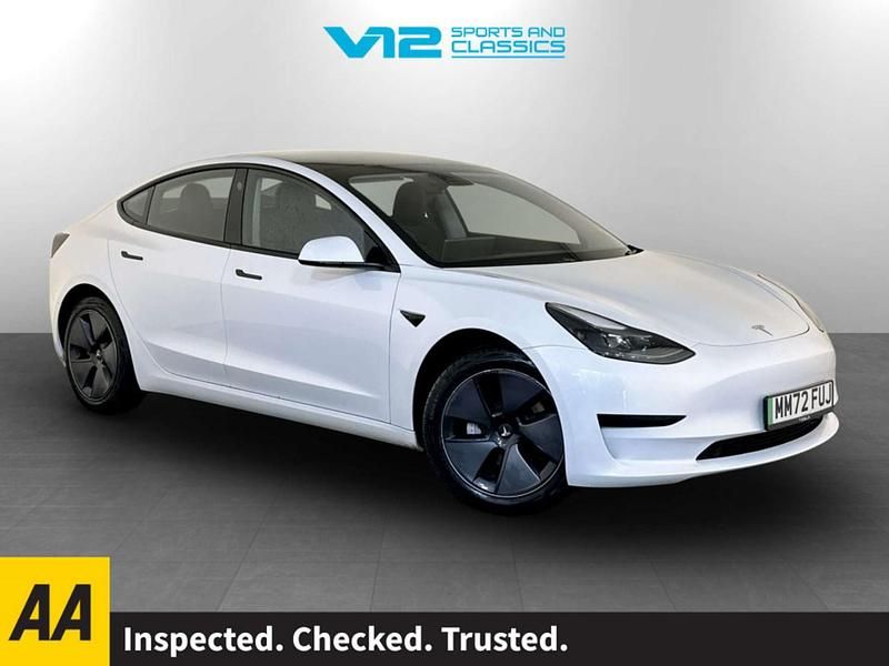 White Used 2022 Tesla Model 3 RWD Sedan | £17,395 (Good price) - Image 1/3
