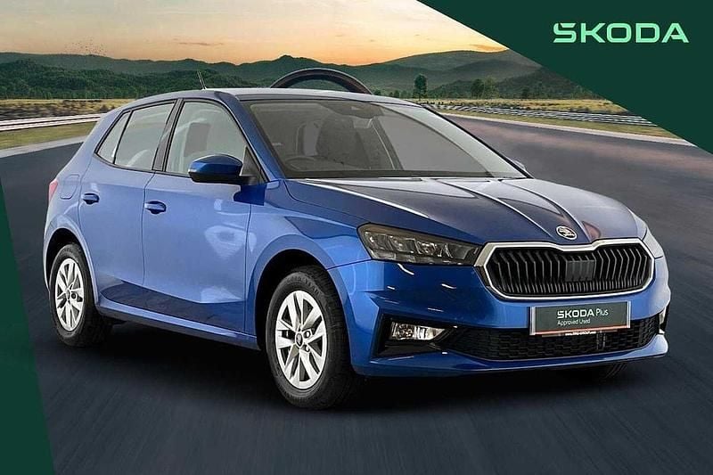 Race blue Used 2025 Skoda Fabia SE Hatchback | £18,790 (Fair price) - Image 1/4