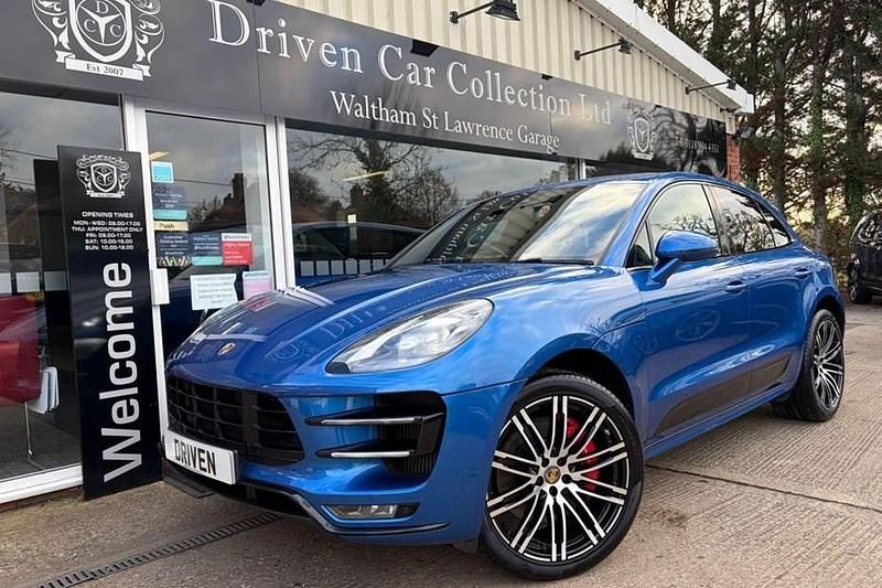 Used Porsche Macan Turbo Performance Package 2017 Blue SUV