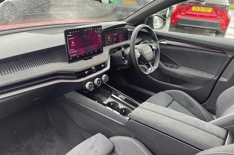 Used Skoda Superb SportLine 150 HP (110 kW) 2025 Carmine red metallic Hatchback