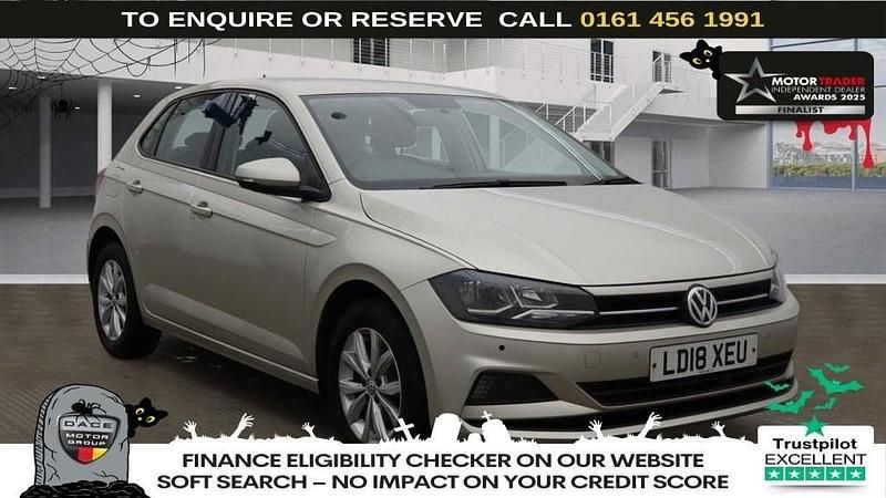 Silver Used 2018 VW Polo SE Hatchback | £12,340 (Fair price) - Image 1/4