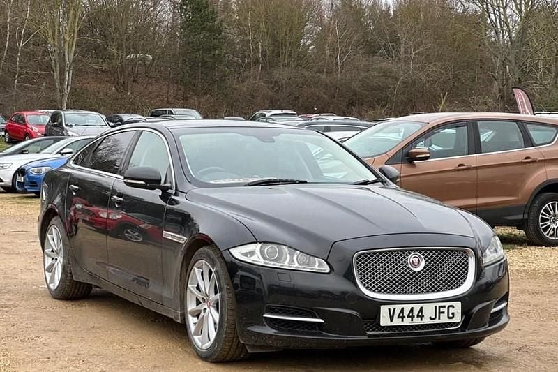 Black Used 2014 Jaguar XJ Portfolio Sedan | £8,995 (Fair price) - Image 1/1