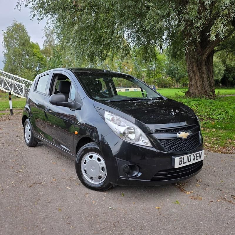 Black Used 2010 Chevrolet Spark Hatchback | £1,799 (Fair price) - Image 1/4