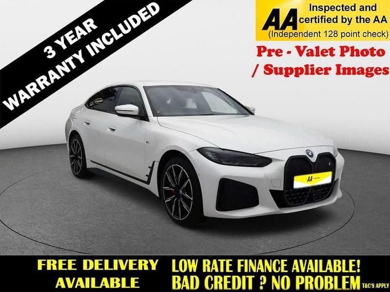 White Used 2022 BMW i4 M Sport Sedan | £27,395 (Fair price) - Image 1/3