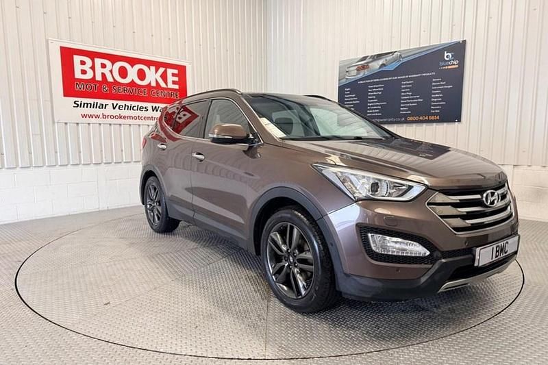 Used Hyundai Santa Fe Premium SE 197 HP (144 kW) 2014 Brown SUV