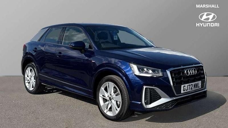 Blue Used 2022 Audi Q2 S-Line SUV | £23,878 (Fair price) - Image 1/4