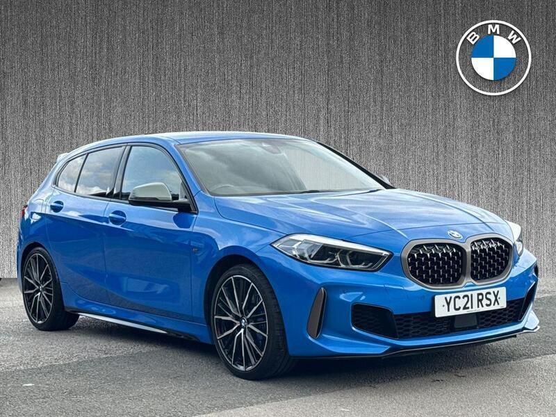 Blue Used 2021 BMW M135 M Performance Hatchback | £23,299 (Good price) - Image 1/4