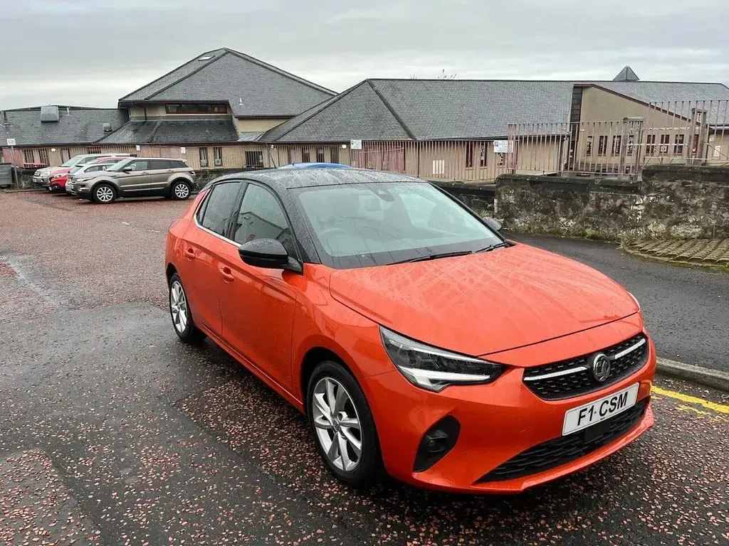 Used Vauxhall Corsa Elite 75 HP (55 kW) 2021 Orange Hatchback
