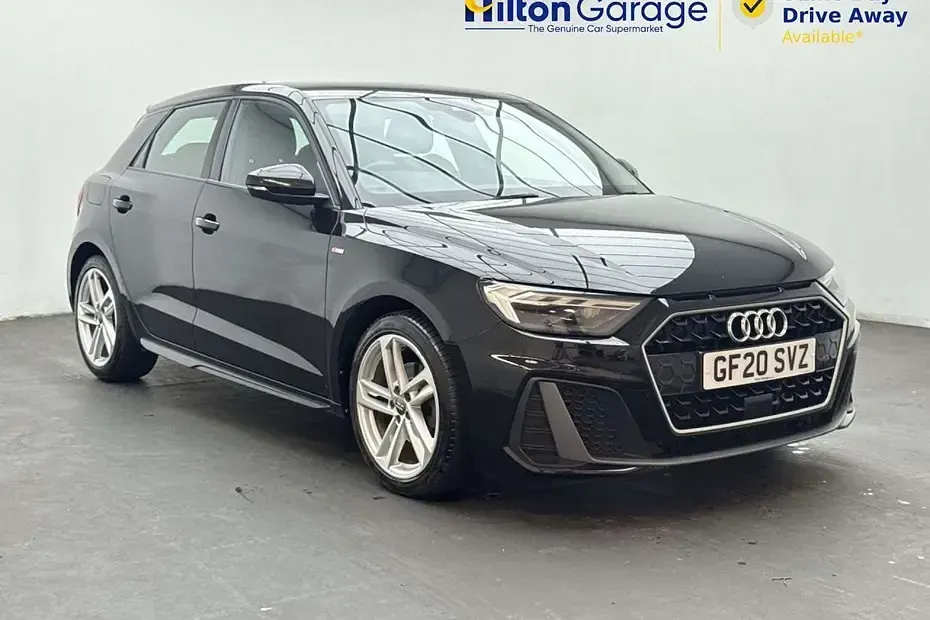 Used Audi A1 Sportback S-Line 116 HP (85 kW) 2020 Black Hatchback