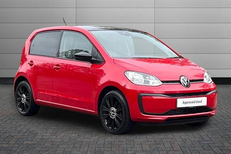 Tornado red with black roof Used 2022 VW up! Black Edition Hatchback | £11,490 (Fair price) - Image 1/3