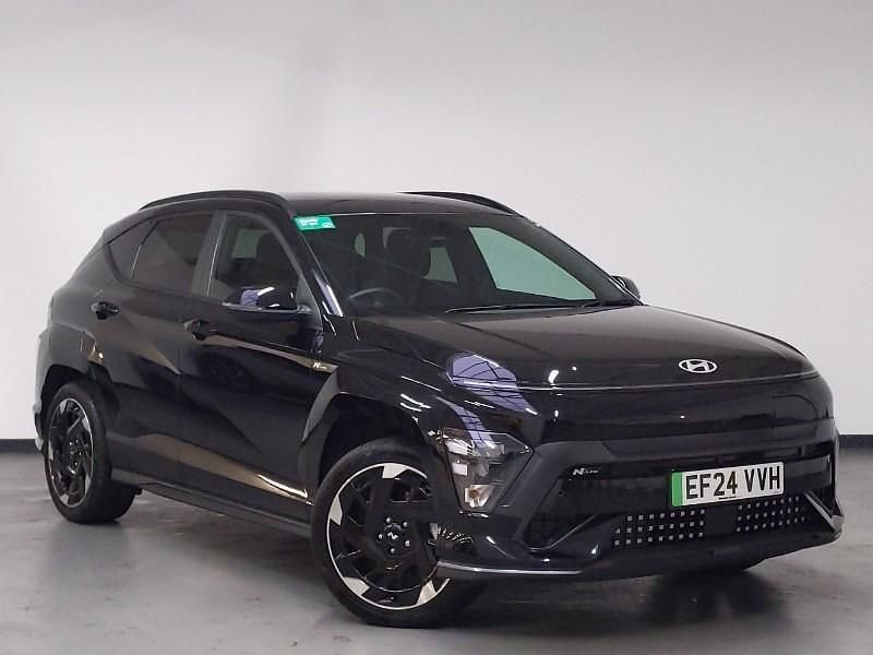 Black Used 2024 Hyundai Kona N Line SUV | £24,498 (Fair price) - Image 1/4