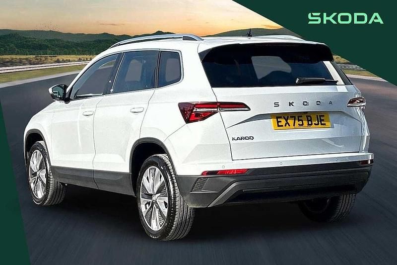 Used Skoda Karoq SE L 116 HP (85 kW) 2025 Moon white metallic SUV
