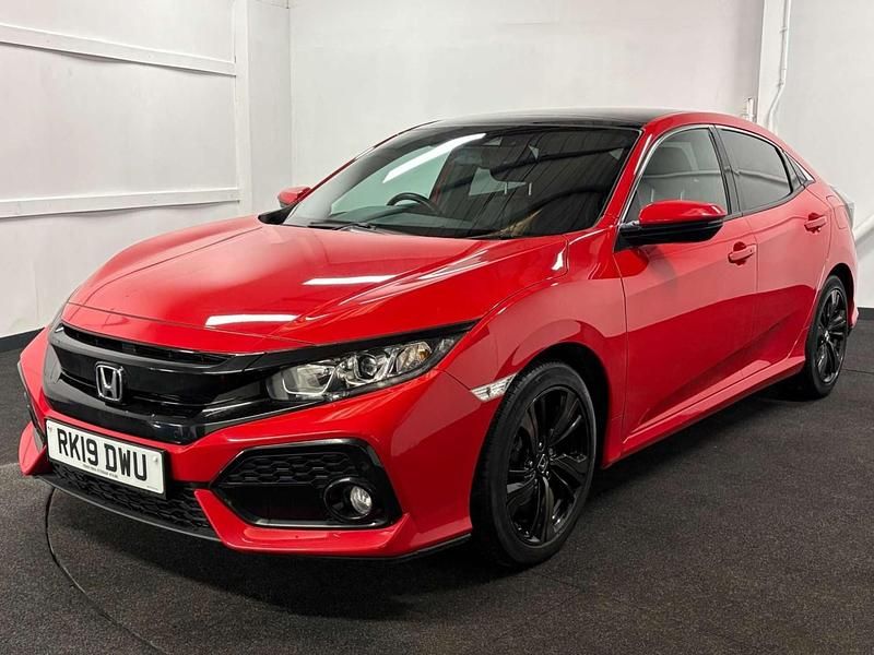 Red Used 2019 Honda Civic EX Hatchback | £14,695 (Fair price) - Image 1/4