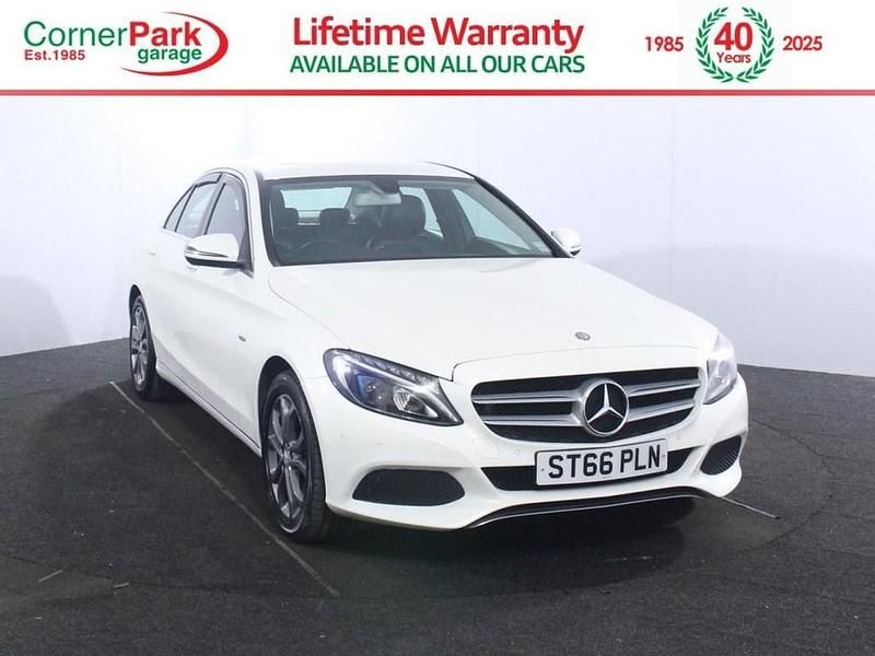 Used Mercedes C350e 80 HP (58 kW) 2016 White Sedan