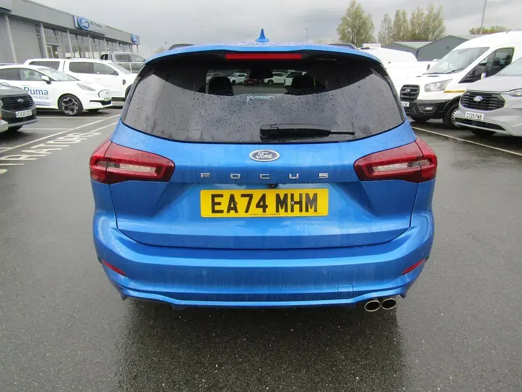 Used Ford Focus ST-Line X 125 HP (91 kW) 2024 Desert island blue Estate