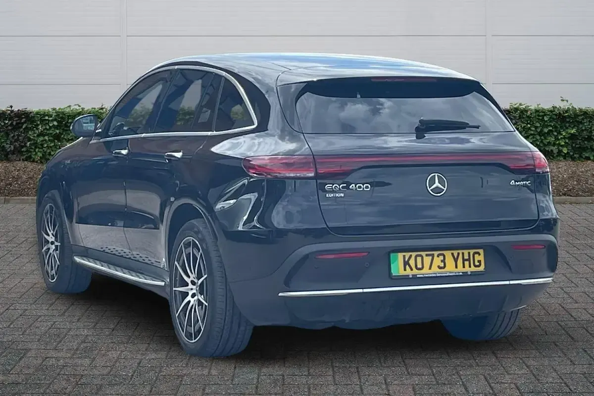 Used Mercedes EQC400 AMG line 300 kW (408 HP) 2024 Obsidian black metallic SUV