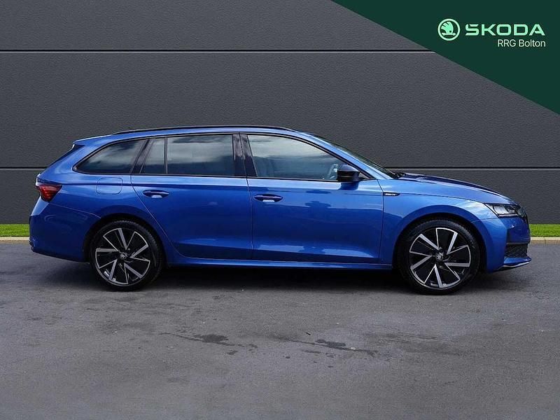 Used Skoda Octavia SportLine 147 HP (108 kW) 2025 Race blue metallic Estate