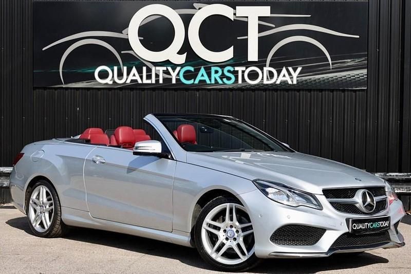 Silver Used 2015 Mercedes E250 AMG line Cabriolet | £12,995 (Fair price) - Image 1/1