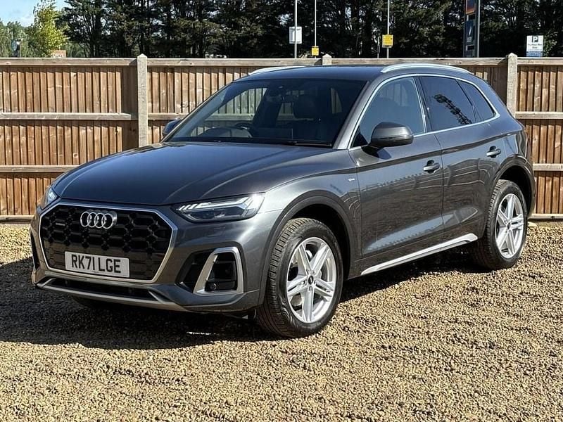 Grey Used 2021 Audi Q5 S-Line SUV | £22,300 (Good price) - Image 1/3