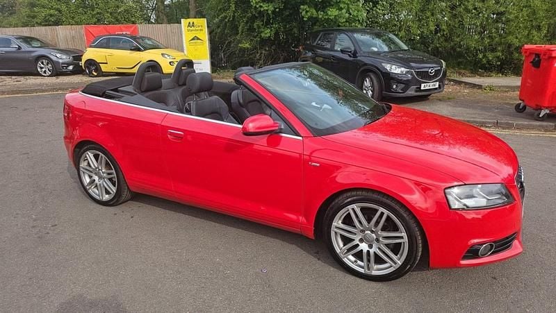 Used Audi A3 Cabriolet S-Line 105 HP (77 kW) 2011 Red Cabriolet