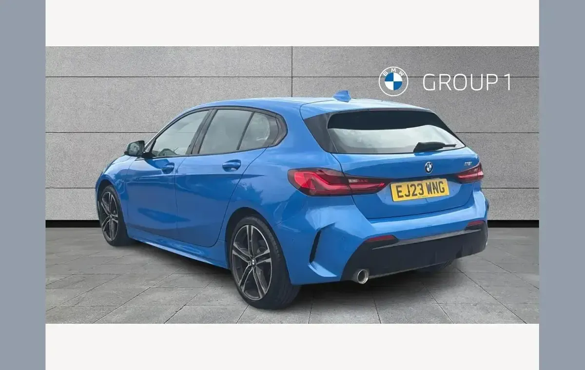 Used BMW 118 M Sport 136 HP (100 kW) 2023 Blue Hatchback