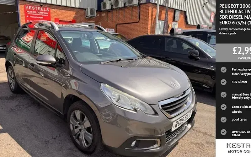 Used Peugeot 2008 Active 100 HP (73 kW) 2016 SUV