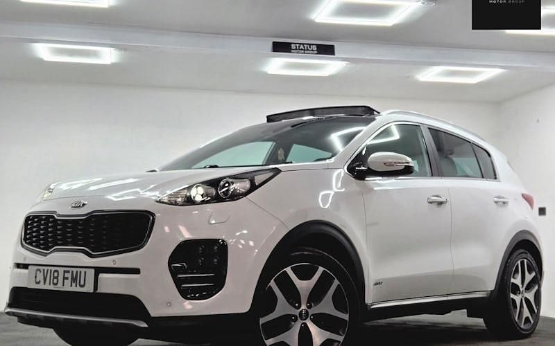 Used Kia Sportage GT-Line S 185 HP (136 kW) 2018 White SUV