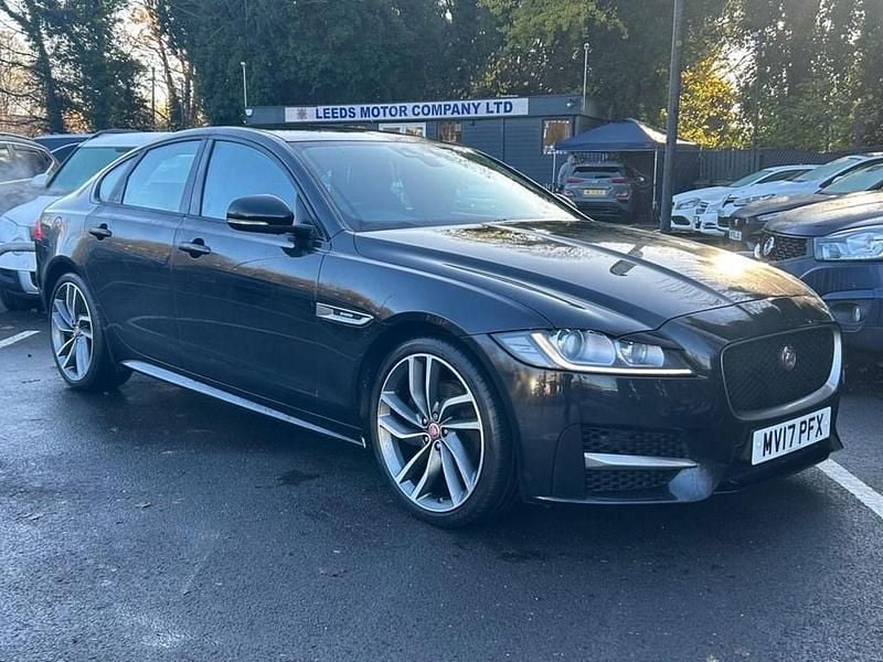 Black Used 2017 Jaguar XF R-Sport Sedan | £11,895 (Fair price) - Image 1/4