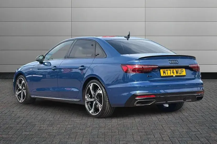 Used Audi A4 Black Edition 150 HP (110 kW) 2024 Ascari blue Sedan