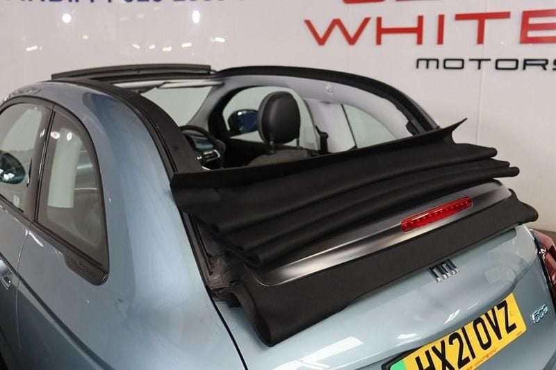 Used Fiat 500e Star 86 kW (118 HP) 2021 Blue Cabriolet