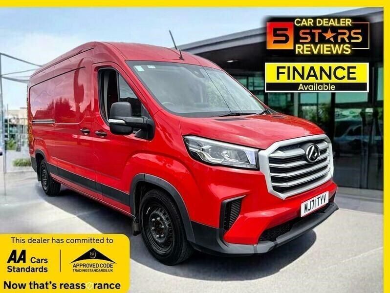 Red Used 2021 Maxus V90 Van | £10,995 (Fair price) - Image 1/4