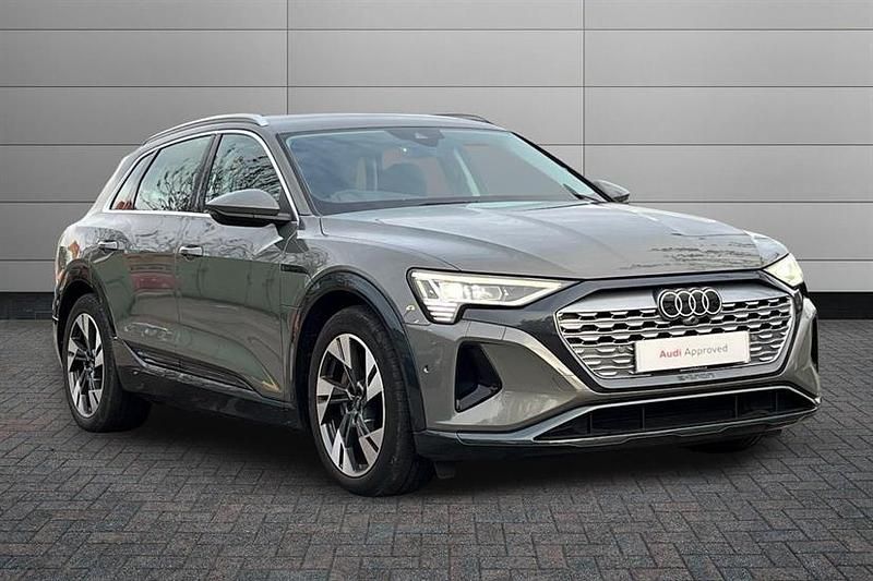 Grey Used 2023 Audi Q8 e-tron Sport SUV | £32,995 (Fair price) - Image 1/4