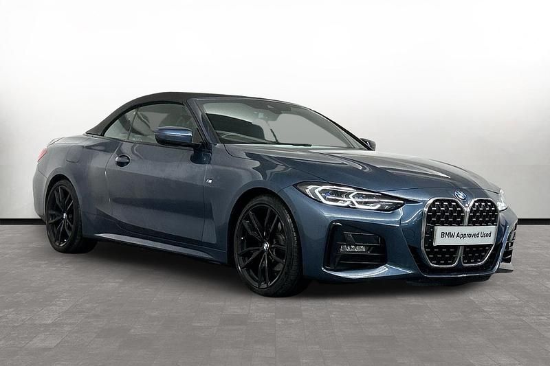 Used BMW 420 M Sport 188 HP (138 kW) 2022 Blue Cabriolet