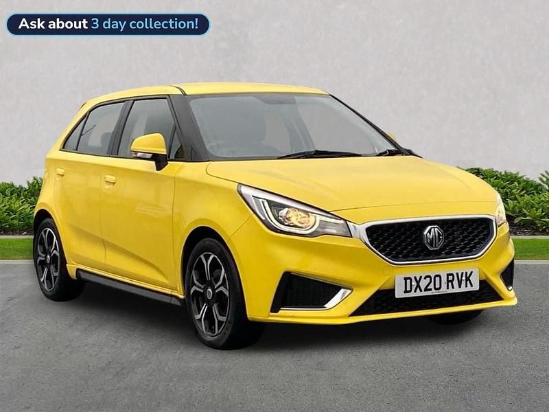 Used MG MG3 Exclusive 106 HP (77 kW) 2020 Yellow Hatchback