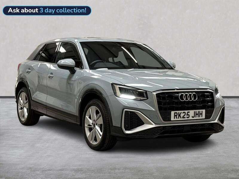 Grey Used 2025 Audi Q2 S-Line SUV | £31,532 (Expensive) - Image 1/4