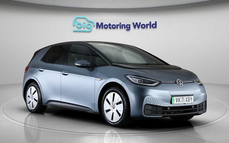 Used VW ID.3 Pro Performance 150 kW (204 HP) 2021 Blue Hatchback
