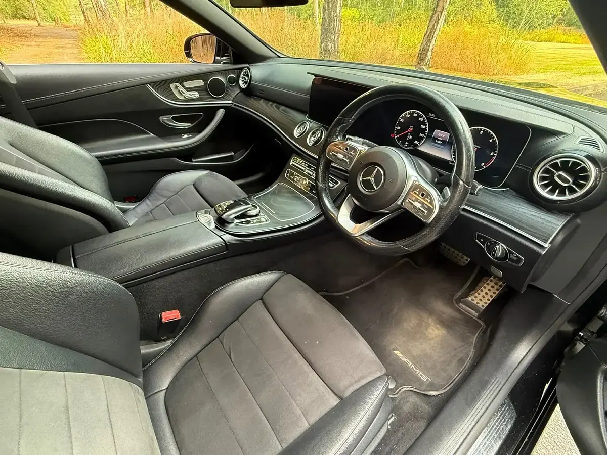 Used Mercedes E220 AMG line 2020 Black Cabriolet
