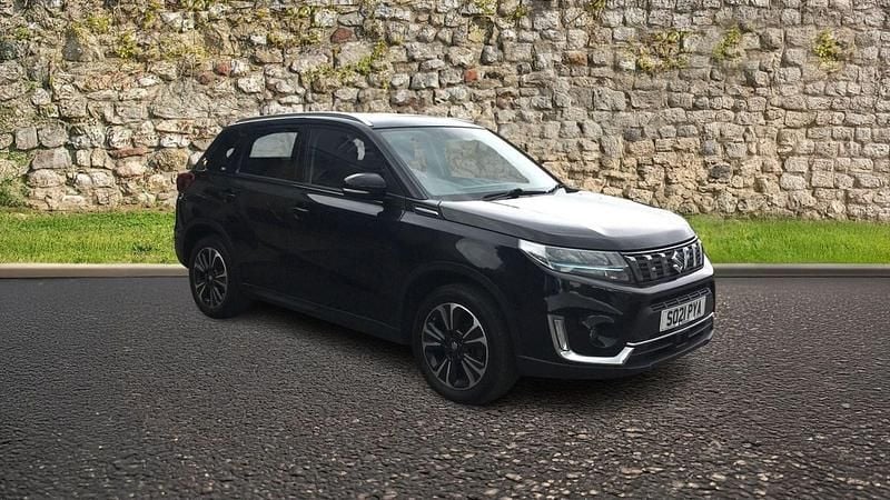 Black Used 2021 Suzuki Vitara SZ5 SUV | £13,995 (Good price) - Image 1/4
