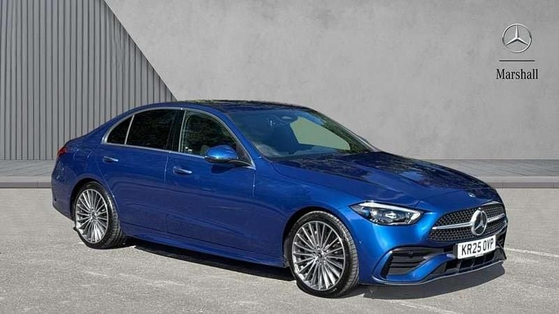 Blue Used 2025 Mercedes C200 AMG Line Premium Sedan | £37,890 (Expensive) - Image 1/4