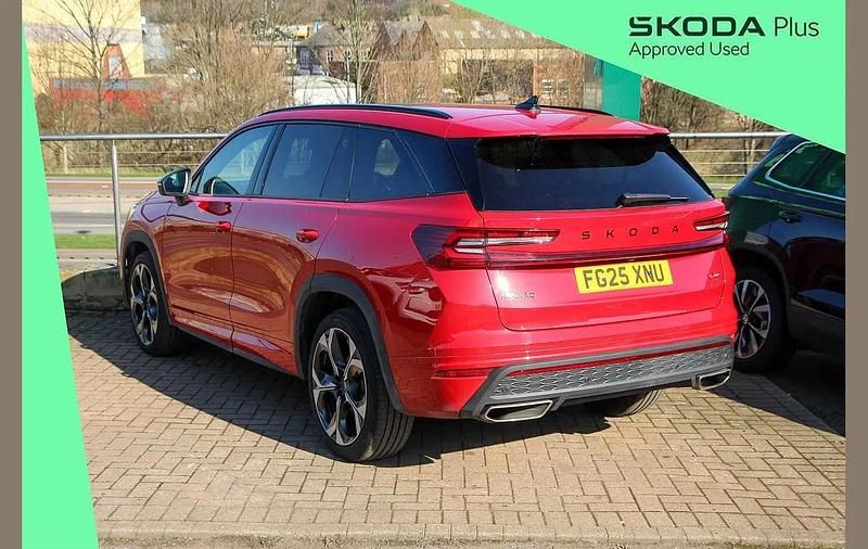 Used Skoda Kodiaq vRS 261 HP (191 kW) 2025 Velvet red metallic SUV