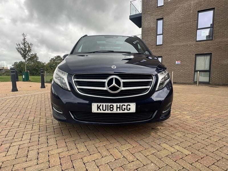 Used Mercedes V220 2018 Blue MPV