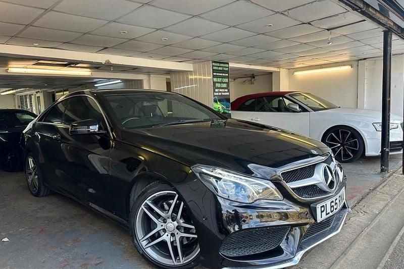 Black Used 2015 Mercedes E220 AMG Line Premium Coupe | £7,990 (Good price) - Image 1/1