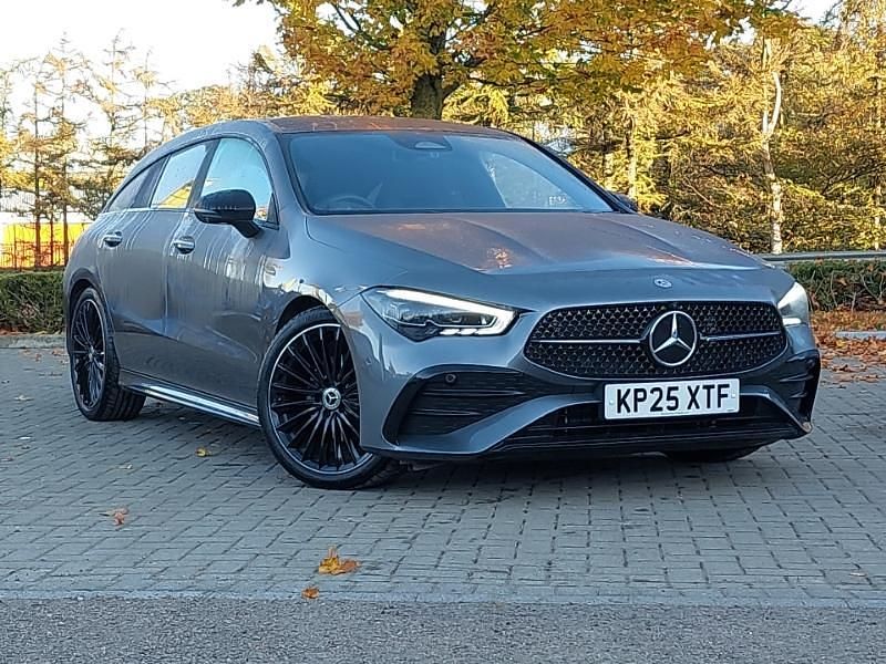 Grey Used 2025 Mercedes CLA180 AMG Line Premium Plus Sedan | £30,998 (Expensive) - Image 1/4