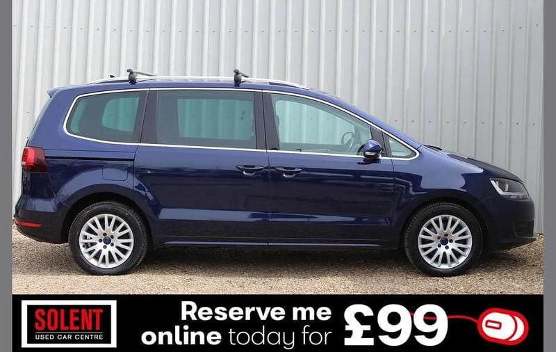 Used VW Sharan SE 150 HP (110 kW) 2019 Blue MPV