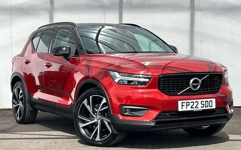 Red Used 2022 Volvo XC40 R-Design Pro SUV | £26,940 (Fair price) - Image 1/4