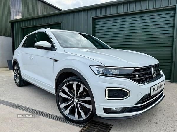 White Used 2019 VW T-Roc R-line SUV | £14,495 (Fair price) - Image 1/4