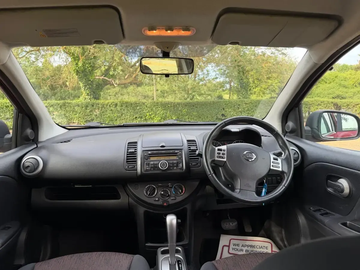 Used Nissan Note Acenta 110 HP (80 kW) 2009 Red Hatchback
