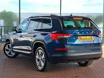 Used Skoda Kodiaq 150 HP (110 kW) 2019 Blue SUV