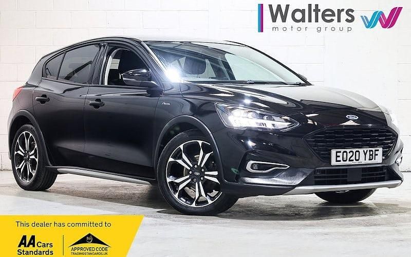 Black Used 2020 Ford Focus Active X Hatchback | £13,000 (Fair price) - Image 1/4